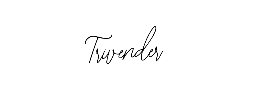 if you are searching for the best signature style for your name Trivender. so please give up your signature search. here we have designed multiple signature styles  using Bearetta-2O07w. Trivender signature style 12 images and pictures png