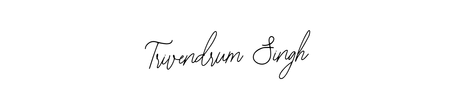 Also we have Trivendrum Singh name is the best signature style. Create professional handwritten signature collection using Bearetta-2O07w autograph style. Trivendrum Singh signature style 12 images and pictures png