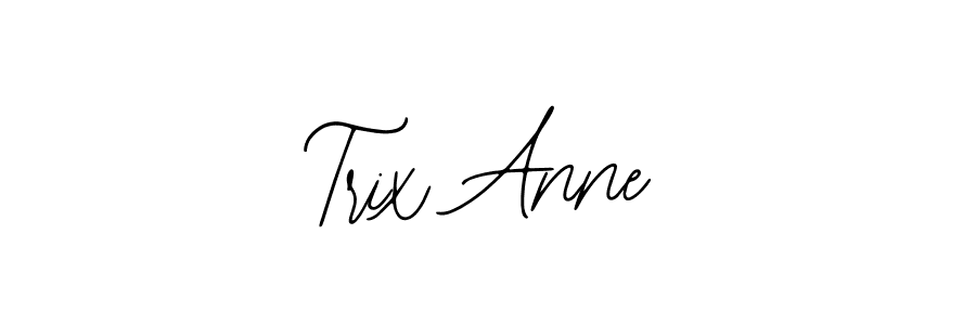 This is the best signature style for the Trix Anne name. Also you like these signature font (Bearetta-2O07w). Mix name signature. Trix Anne signature style 12 images and pictures png