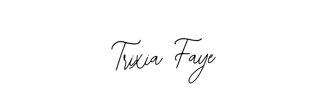 You should practise on your own different ways (Bearetta-2O07w) to write your name (Trixia Faye) in signature. don't let someone else do it for you. Trixia Faye signature style 12 images and pictures png