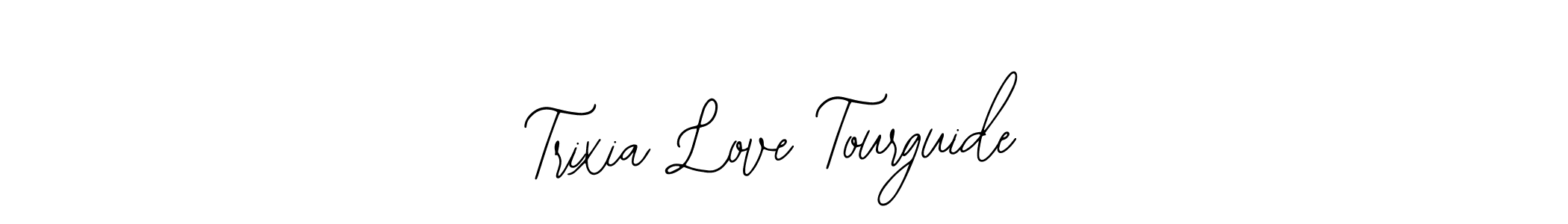 Trixia Love Tourguide stylish signature style. Best Handwritten Sign (Bearetta-2O07w) for my name. Handwritten Signature Collection Ideas for my name Trixia Love Tourguide. Trixia Love Tourguide signature style 12 images and pictures png