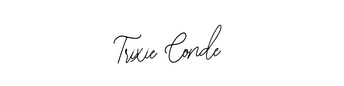 if you are searching for the best signature style for your name Trixie Conde. so please give up your signature search. here we have designed multiple signature styles  using Bearetta-2O07w. Trixie Conde signature style 12 images and pictures png