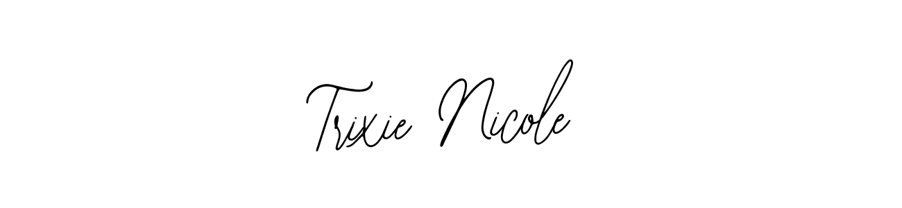 How to Draw Trixie Nicole signature style? Bearetta-2O07w is a latest design signature styles for name Trixie Nicole. Trixie Nicole signature style 12 images and pictures png