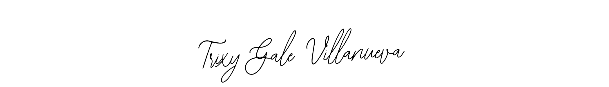 if you are searching for the best signature style for your name Trixy Gale Villanueva. so please give up your signature search. here we have designed multiple signature styles  using Bearetta-2O07w. Trixy Gale Villanueva signature style 12 images and pictures png