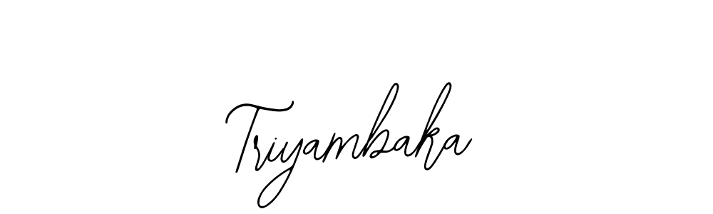 Also we have Triyambaka name is the best signature style. Create professional handwritten signature collection using Bearetta-2O07w autograph style. Triyambaka signature style 12 images and pictures png