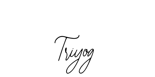 Triyog stylish signature style. Best Handwritten Sign (Bearetta-2O07w) for my name. Handwritten Signature Collection Ideas for my name Triyog. Triyog signature style 12 images and pictures png