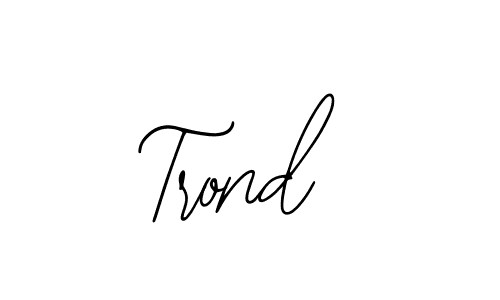 How to make Trond signature? Bearetta-2O07w is a professional autograph style. Create handwritten signature for Trond name. Trond signature style 12 images and pictures png