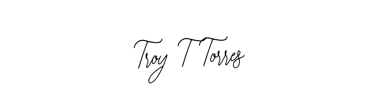 The best way (Bearetta-2O07w) to make a short signature is to pick only two or three words in your name. The name Troy T Torres include a total of six letters. For converting this name. Troy T Torres signature style 12 images and pictures png