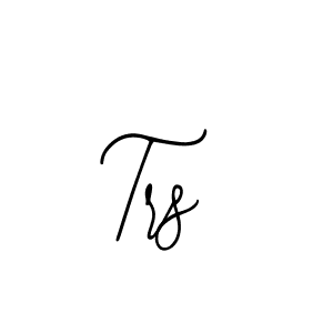 How to make Trs name signature. Use Bearetta-2O07w style for creating short signs online. This is the latest handwritten sign. Trs signature style 12 images and pictures png