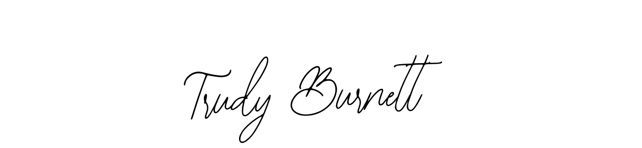 Use a signature maker to create a handwritten signature online. With this signature software, you can design (Bearetta-2O07w) your own signature for name Trudy Burnett. Trudy Burnett signature style 12 images and pictures png