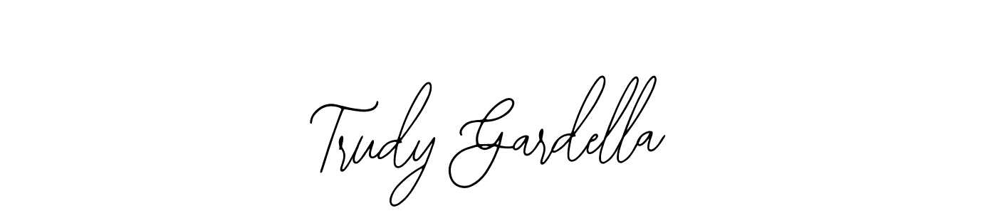 The best way (Bearetta-2O07w) to make a short signature is to pick only two or three words in your name. The name Trudy Gardella include a total of six letters. For converting this name. Trudy Gardella signature style 12 images and pictures png