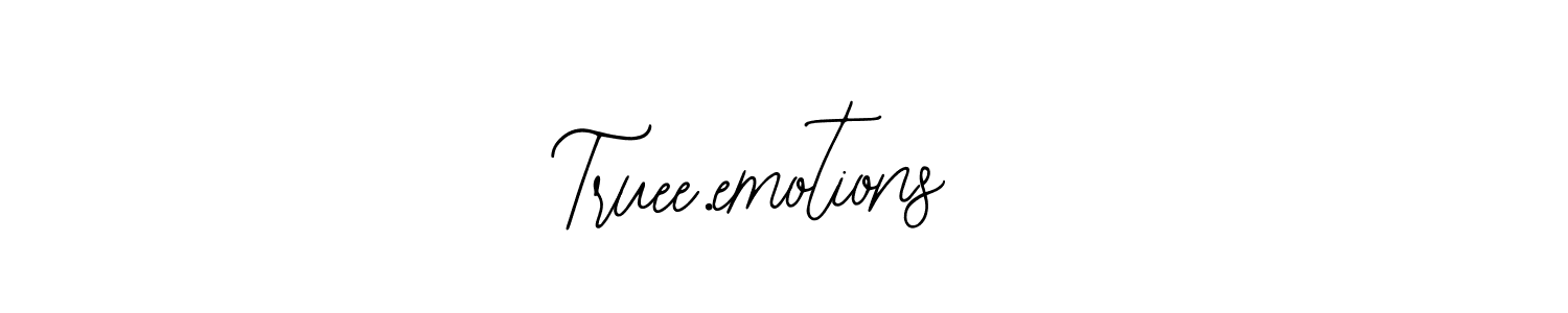 Truee.emotions  stylish signature style. Best Handwritten Sign (Bearetta-2O07w) for my name. Handwritten Signature Collection Ideas for my name Truee.emotions . Truee.emotions  signature style 12 images and pictures png