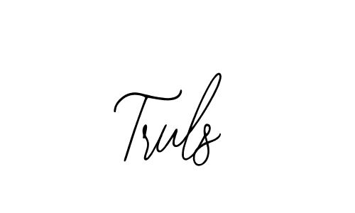 Also You can easily find your signature by using the search form. We will create Truls name handwritten signature images for you free of cost using Bearetta-2O07w sign style. Truls signature style 12 images and pictures png