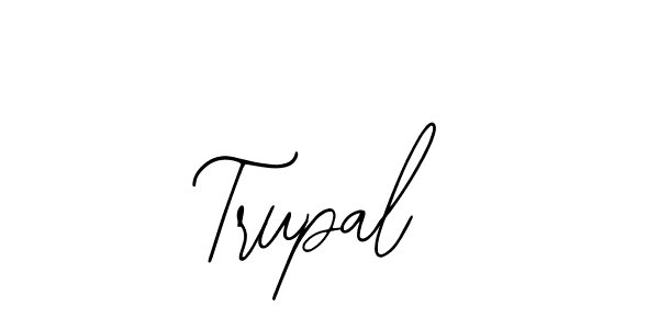 How to Draw Trupal signature style? Bearetta-2O07w is a latest design signature styles for name Trupal. Trupal signature style 12 images and pictures png