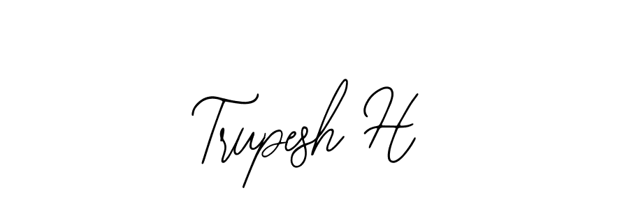 This is the best signature style for the Trupesh H name. Also you like these signature font (Bearetta-2O07w). Mix name signature. Trupesh H signature style 12 images and pictures png