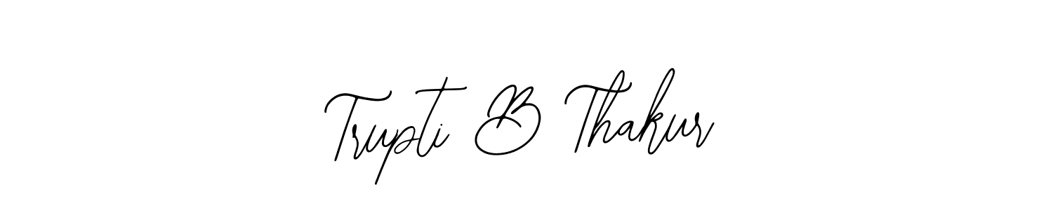 Similarly Bearetta-2O07w is the best handwritten signature design. Signature creator online .You can use it as an online autograph creator for name Trupti B Thakur. Trupti B Thakur signature style 12 images and pictures png