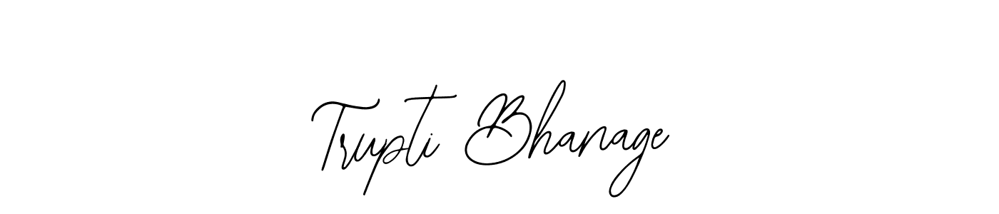 Trupti Bhanage stylish signature style. Best Handwritten Sign (Bearetta-2O07w) for my name. Handwritten Signature Collection Ideas for my name Trupti Bhanage. Trupti Bhanage signature style 12 images and pictures png