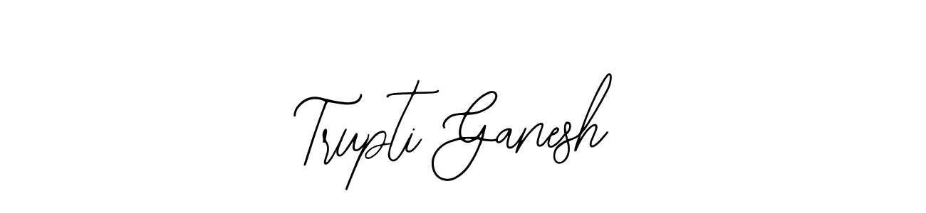 How to Draw Trupti Ganesh signature style? Bearetta-2O07w is a latest design signature styles for name Trupti Ganesh. Trupti Ganesh signature style 12 images and pictures png