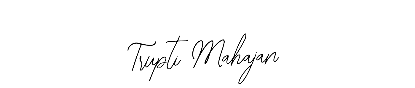 Make a beautiful signature design for name Trupti Mahajan. Use this online signature maker to create a handwritten signature for free. Trupti Mahajan signature style 12 images and pictures png