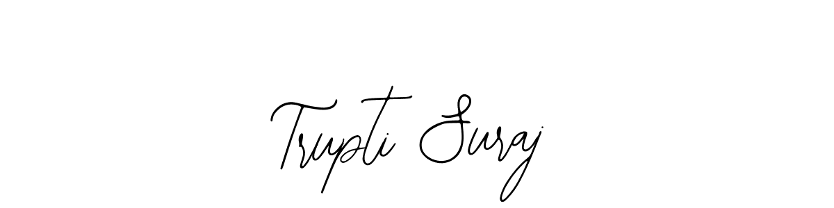 Make a beautiful signature design for name Trupti Suraj. Use this online signature maker to create a handwritten signature for free. Trupti Suraj signature style 12 images and pictures png
