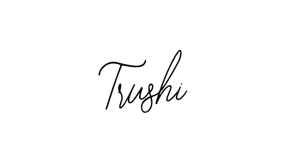 Trushi stylish signature style. Best Handwritten Sign (Bearetta-2O07w) for my name. Handwritten Signature Collection Ideas for my name Trushi. Trushi signature style 12 images and pictures png