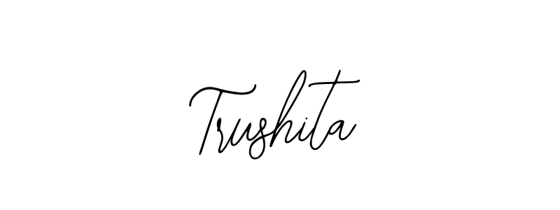 Also we have Trushita name is the best signature style. Create professional handwritten signature collection using Bearetta-2O07w autograph style. Trushita signature style 12 images and pictures png