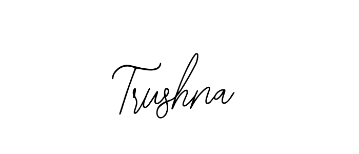 Trushna stylish signature style. Best Handwritten Sign (Bearetta-2O07w) for my name. Handwritten Signature Collection Ideas for my name Trushna. Trushna signature style 12 images and pictures png