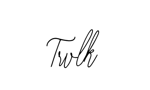 Design your own signature with our free online signature maker. With this signature software, you can create a handwritten (Bearetta-2O07w) signature for name Trvlk. Trvlk signature style 12 images and pictures png
