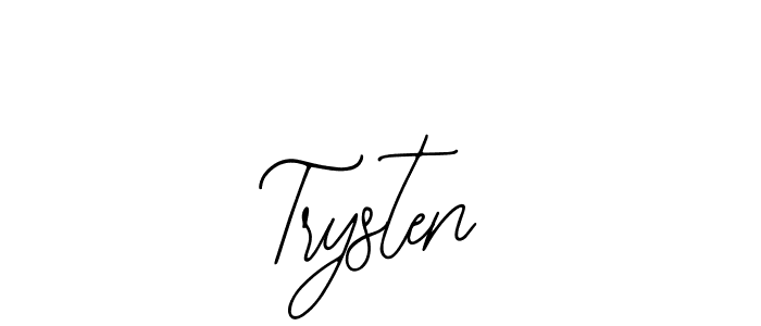 Make a beautiful signature design for name Trysten. Use this online signature maker to create a handwritten signature for free. Trysten signature style 12 images and pictures png