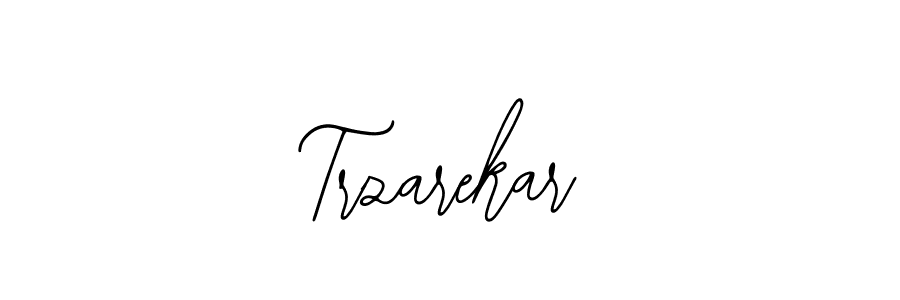 Use a signature maker to create a handwritten signature online. With this signature software, you can design (Bearetta-2O07w) your own signature for name Trzarekar. Trzarekar signature style 12 images and pictures png