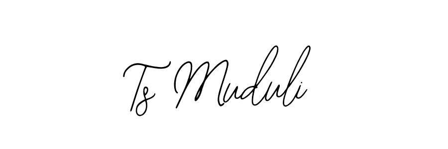 Make a beautiful signature design for name Ts Muduli. Use this online signature maker to create a handwritten signature for free. Ts Muduli signature style 12 images and pictures png