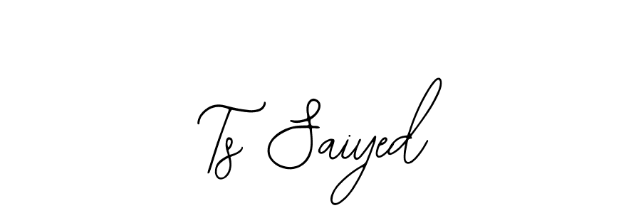 Ts Saiyed stylish signature style. Best Handwritten Sign (Bearetta-2O07w) for my name. Handwritten Signature Collection Ideas for my name Ts Saiyed. Ts Saiyed signature style 12 images and pictures png