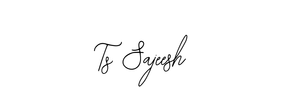 Also You can easily find your signature by using the search form. We will create Ts Sajeesh name handwritten signature images for you free of cost using Bearetta-2O07w sign style. Ts Sajeesh signature style 12 images and pictures png