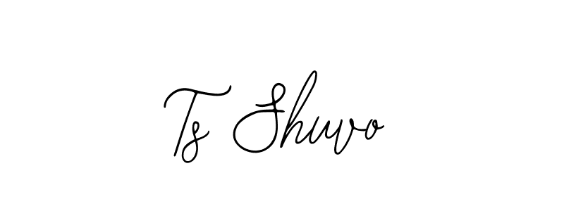 Similarly Bearetta-2O07w is the best handwritten signature design. Signature creator online .You can use it as an online autograph creator for name Ts Shuvo. Ts Shuvo signature style 12 images and pictures png