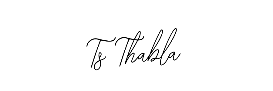 Also You can easily find your signature by using the search form. We will create Ts Thabla name handwritten signature images for you free of cost using Bearetta-2O07w sign style. Ts Thabla signature style 12 images and pictures png