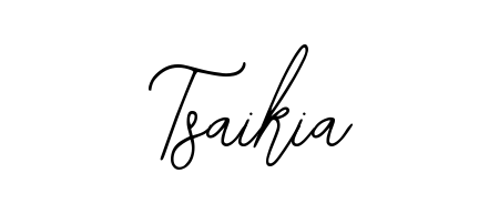 Generate high-definition signature styles for Tsaikia. The Bearetta-2O07w typeface ensures crisp legibility and sophisticated design. Tsaikia signature style 12 images and pictures png