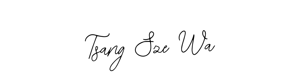 Design your own signature with our free online signature maker. With this signature software, you can create a handwritten (Bearetta-2O07w) signature for name Tsang Sze Wa. Tsang Sze Wa signature style 12 images and pictures png