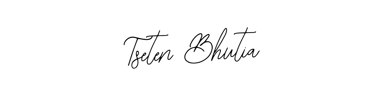 Make a beautiful signature design for name Tseten Bhutia. With this signature (Bearetta-2O07w) style, you can create a handwritten signature for free. Tseten Bhutia signature style 12 images and pictures png