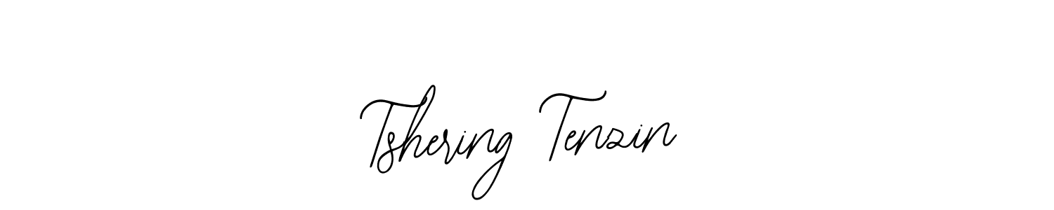 Use a signature maker to create a handwritten signature online. With this signature software, you can design (Bearetta-2O07w) your own signature for name Tshering Tenzin. Tshering Tenzin signature style 12 images and pictures png