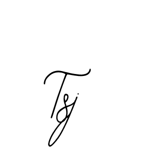 How to make Tsj signature? Bearetta-2O07w is a professional autograph style. Create handwritten signature for Tsj name. Tsj signature style 12 images and pictures png