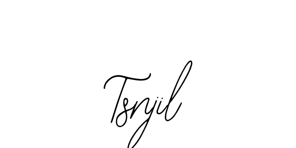 You should practise on your own different ways (Bearetta-2O07w) to write your name (Tsnjil) in signature. don't let someone else do it for you. Tsnjil signature style 12 images and pictures png