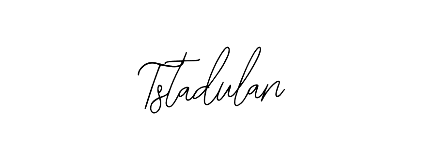 Create a beautiful signature design for name Tstadulan. With this signature (Bearetta-2O07w) fonts, you can make a handwritten signature for free. Tstadulan signature style 12 images and pictures png