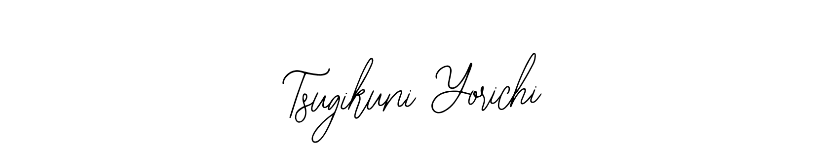 Make a beautiful signature design for name Tsugikuni Yorichi. With this signature (Bearetta-2O07w) style, you can create a handwritten signature for free. Tsugikuni Yorichi signature style 12 images and pictures png