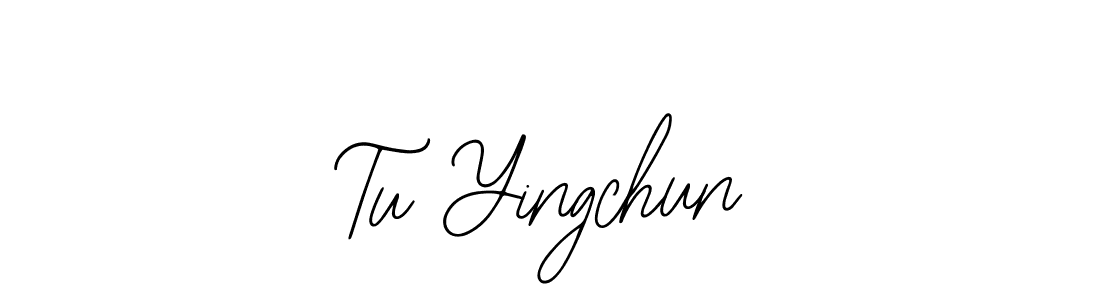 It looks lik you need a new signature style for name Tu Yingchun. Design unique handwritten (Bearetta-2O07w) signature with our free signature maker in just a few clicks. Tu Yingchun signature style 12 images and pictures png
