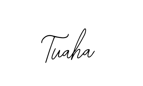 You should practise on your own different ways (Bearetta-2O07w) to write your name (Tuaha) in signature. don't let someone else do it for you. Tuaha signature style 12 images and pictures png