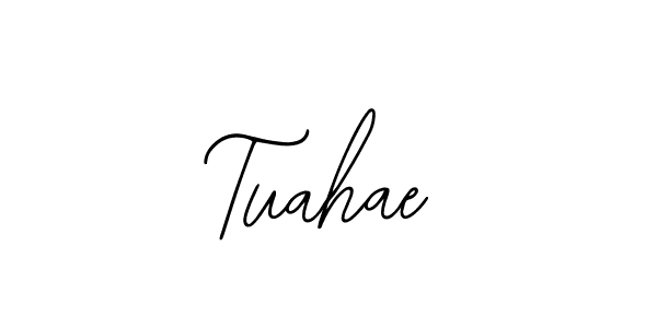 Make a beautiful signature design for name Tuahae. With this signature (Bearetta-2O07w) style, you can create a handwritten signature for free. Tuahae signature style 12 images and pictures png