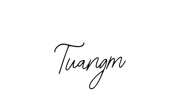 if you are searching for the best signature style for your name Tuangm. so please give up your signature search. here we have designed multiple signature styles  using Bearetta-2O07w. Tuangm signature style 12 images and pictures png