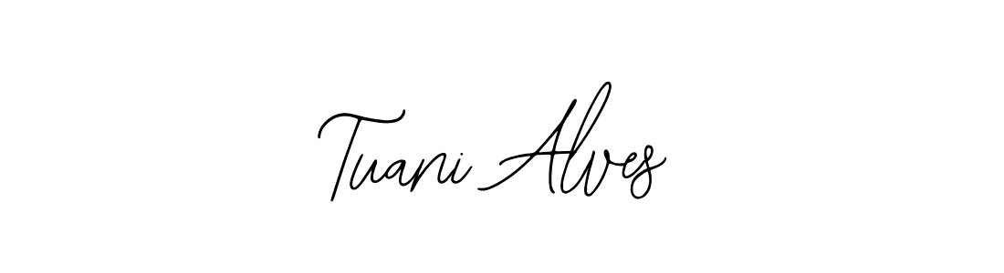 Design your own signature with our free online signature maker. With this signature software, you can create a handwritten (Bearetta-2O07w) signature for name Tuani Alves. Tuani Alves signature style 12 images and pictures png