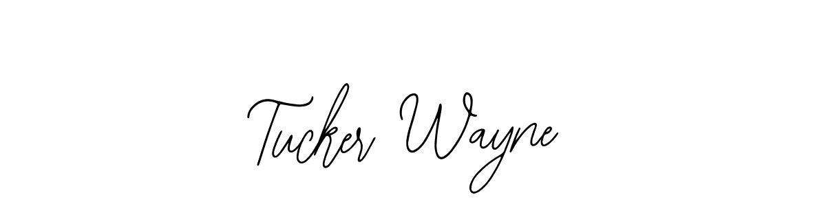 Also You can easily find your signature by using the search form. We will create Tucker Wayne name handwritten signature images for you free of cost using Bearetta-2O07w sign style. Tucker Wayne signature style 12 images and pictures png