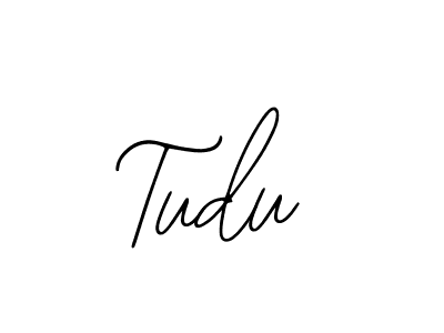 How to make Tudu signature? Bearetta-2O07w is a professional autograph style. Create handwritten signature for Tudu name. Tudu signature style 12 images and pictures png